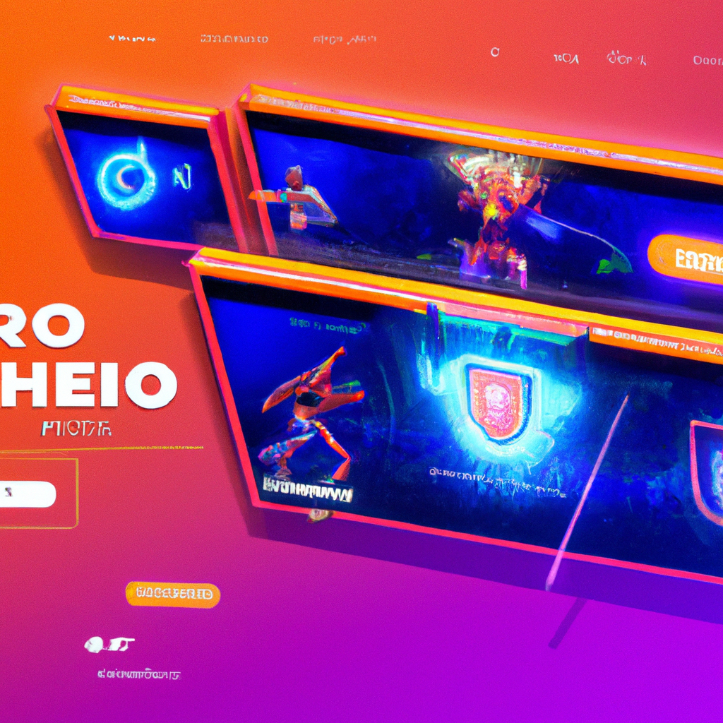 ArcadeFoundry hero: neon arena overview